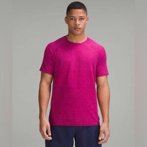 Lululemon Metal Vent Tech Short Sleeve Shirt 2.0 Petrol Pink